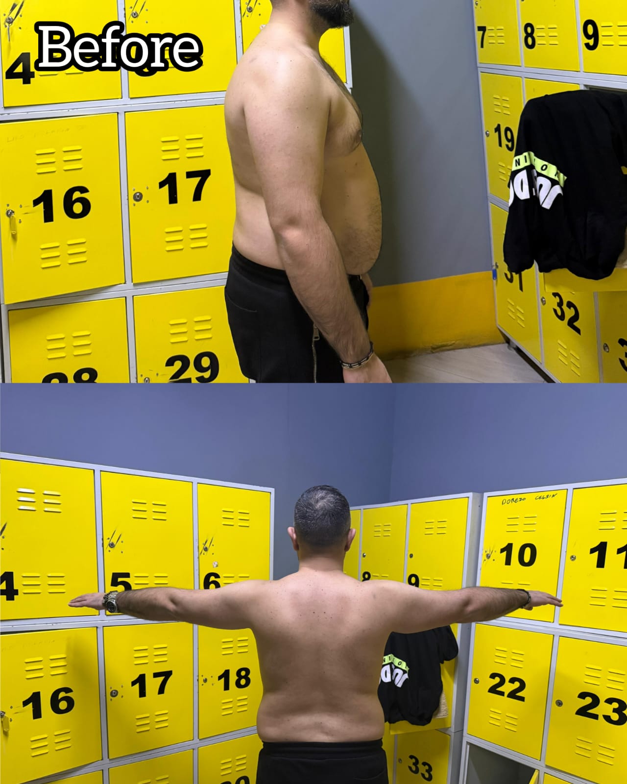 Before — client 1